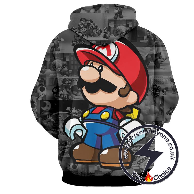 Super Mario - Super Mario Sweat Shirt - Super Mario Hoodies